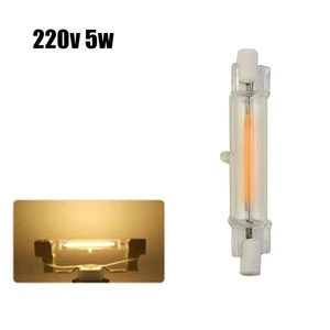 Consistent Wavelength COB R7s LED Glass Tube 5W 78mm/9W 118mm Dimmable - Picture 1 of 28