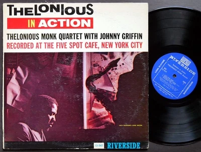 THELONIOUS MONK JOHNNY GRIFFIN In Action LP RIVERSIDE RLP12-262 JAZZ DG MONO - Image 1 of 2