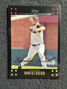 BRANDON WEBB #530 2007 Topps Baseball QTY Arizona Diamondbacks - Picture 1 of 2