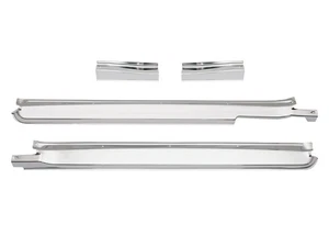 Holden Scuff Plate / Panel Sill CHROME Pair HQ HJ HX HZ WB Ute Van Ton Tonner - Imagen 1 de 1