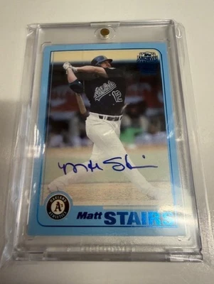 2018 Topps Archives - Fan Favorites Autographs 2001 Design Matt Stairs Auto /25  - Image 1 of 3