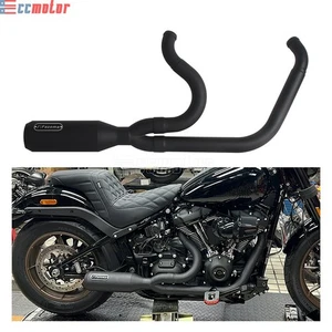For 18-25 Harley Softail Low Rider ST FXLRST FXLRS FXLR 2-INTO-1 Exhaust Muffler - Picture 1 of 15