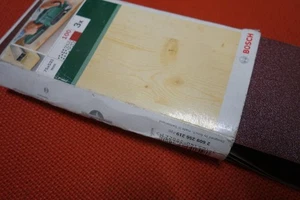Genuine Bosch 3pcs 76 x 533mm Sanding Belt PBS 75A Sandpaper 100 Grit - Picture 1 of 3