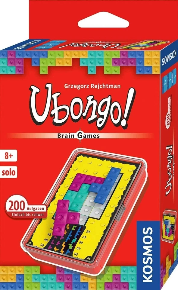 KOSMOS Ubongo Brain Games Alter 8+ für 1 Spieler Neu OVP*