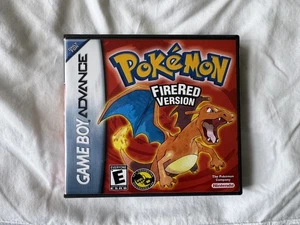 Pokemon FireRed Version GBA Nintendo Game Boy Advance Instruction Manual & Case - Picture 1 of 5