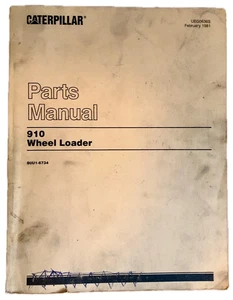 CAT Caterpillar 910 WHEEL LOADER PARTS MANUAL 80U1-6734 - Picture 1 of 3