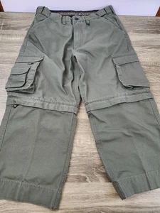 Pantalones Uniforme Convertibles Boy Scouts Of America Juvenil Talla Mediana Verde Carga - Imagen 1 de 10