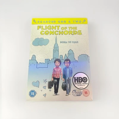 Flight Of The Conchords Complete Season 1 & 2 (DVD) HBO Series Bret McKenzie NEW - Image 1 of 3