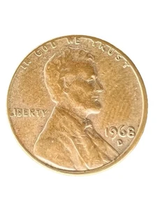 1968 D Lincoln Memorial Penny Minting Errors Letters Struck On Rim DDO DDR Rare - Picture 1 of 9