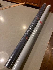 Dk Blue & Gray 5m Rolls Film Covering For Balsa R/c Airplane Kit Monokote - Picture 1 of 5