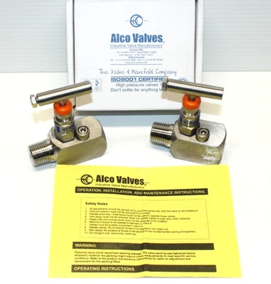 ⭐全新 2⭐ ALCO UN4NS-1M 针阀 1/2 NPT 316 SS 10,000 磅/平方英寸 — 第 1/4 张图片