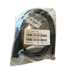 Genuine Lenovo USB-C to USB-C 60W 10Gbps 20V for ThinkPad Lenovo Docking Station - Picture 1 of 1