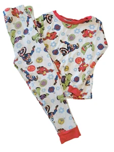 Marvel Avengers Holiday Pajamas Size 6 - Picture 1 of 4