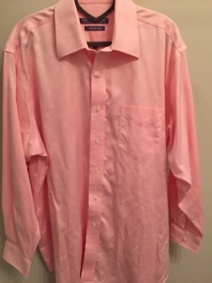 Forsyth Of Canada Inc. Men’s  Pink Long Sleeves Shirt Size 16/1/2 ( 32-33) - Image 1 of 4