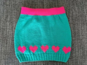 Neu selbst gestricktes Rock gr.ca 134/140 - Bild 1 von 1