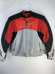 ALPINESTARS T-STUNT AIR PADDED JACKET MENS LARGE, BLACK / GREY / RED - Picture 1 of 9