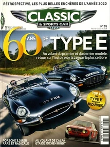 CLASSIC AND SPORTS CAR F S2 n°95 60ans de la TYPE E ALFA GTA PORSCHE 911 3.0 RSR - Bild 1 von 1