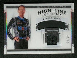 2020 National Treasures High Line Silver Dual Relic Kevin Harvick 3/15 