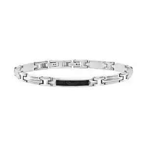 Pulsera Breil Fibra Radiante Hombre Acero Y Carbono TJ3849 (1188) - Imagen 1 de 5