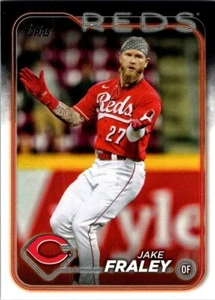 2024 Topps #261 Jake Fraley White Boarder Reds - Bild 1 von 2