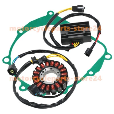 Magneto Coil Stator+Voltage Regulator+Gasket for Kawasaki 03-04 KLX400R KLX400SR - Image 1 of 4