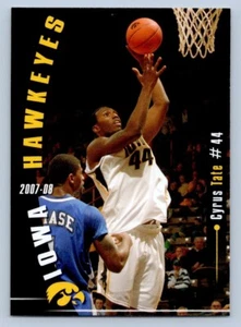 Cyrus Tate 2007-08 Panchero's Iowa Hawkeyes College Basketball Card - Picture 1 of 2