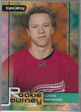 2021-22 Lucas Raymond Synergy Rookie Journey Draft Gold RC #RJ-1 /249