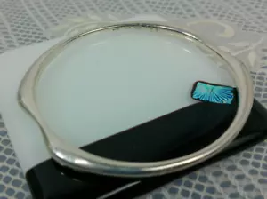 Brazalete Modernista Georg Jensen Dinamarca Plata Esterlina Nanna Ditzel 155 - Imagen 1 de 22