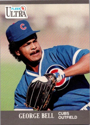 George Bell 1991 Fleer Ultra #55 Baseball Card - Image 1 of 2