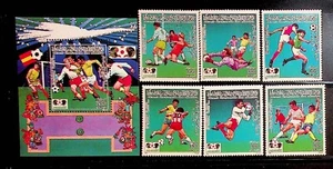 LIBIA Sc 1277-83 NH SET+S/S DE 1986 - COPA MUNDIAL DE FÚTBOL - Imagen 1 de 1
