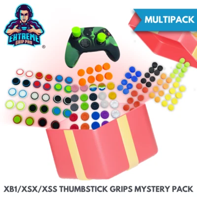 ExtremeGripPro® Mystery Thumbstick Grips PS4 PS5 Xbox One Series X 16/24/32 Pack - Image 1 of 4