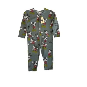 NWT Zara Kids Mickey Mouse Footless PJsSize 8 - Picture 1 of 7