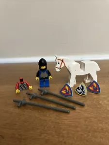 LEGO Cas187 Minifigura Cas161 Torso Caballo Blanco Shieds Etc Caballeros Negros 6059 - Imagen 1 de 13
