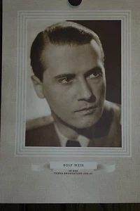Rolf Weih -- Poster-Plakat - In den Terra Filmen 1939/40 -- 26,5 x 37,0 -- - Picture 1 of 1
