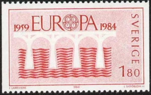 Sweden #Mi1270 MNH 1984 Europa CEPT Bridge [1486 YT1252] - Picture 1 of 1