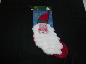 Midwest FLAUSCHIGER BÄRTIGER WEIHNACHTSMANN Weihnachts-STRUMPF - 18 1/2" - Bild 1 von 5