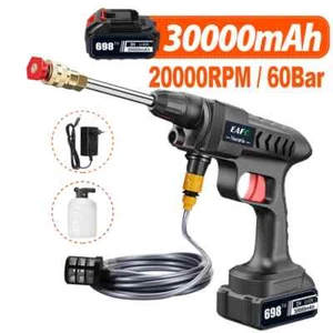 300W Electric Cordless High-Pressure Washer Spray Water Nozzle Cleaning Machine - Picture 1 of 10