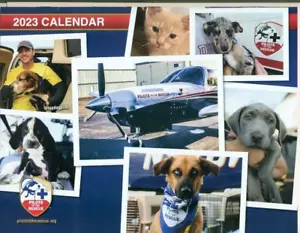 COLLECTIBLE CALENDAR - 2023 - PILOTS TO THE RESCUE - DOGS - CATS - Picture 1 of 1
