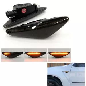 1 par de luces LED dinámicas de señal de giro para BMW X3 F25 X5 E70 X6 2008-14 - Imagen 1 de 6