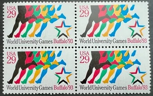 Scott#: 2748 - World University Games, Buffalo NY 29¢ 1993 BPE Block of Four MNH - Picture 1 of 1