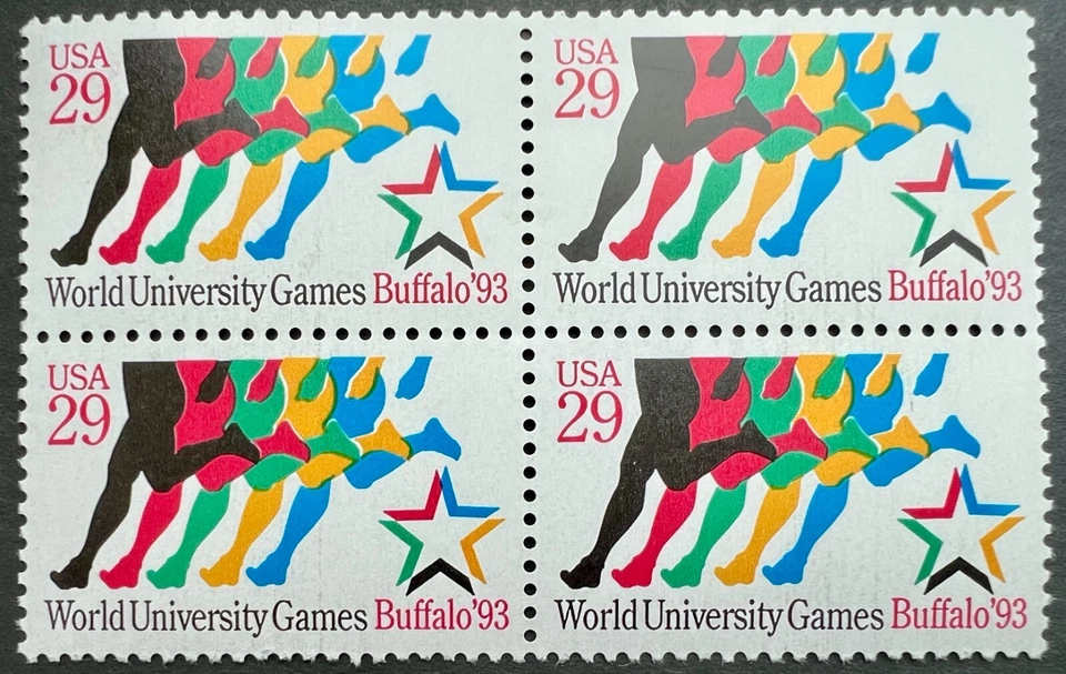 Scott#: 2748 - World University Games, Buffalo NY 29¢ 1993 BPE Block of Four MNH - Image 1 of 1