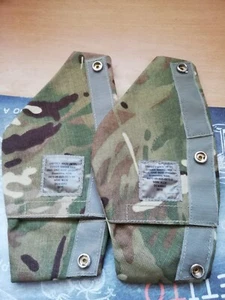 Paar Brit.Armee Tasche, für Schulterpad, Body-Armour, Army MTP tarn, Gebraucht - Picture 1 of 2
