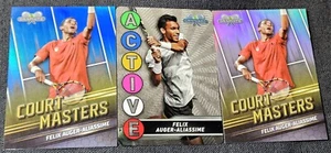 2024 Topps Graphite Tennis Active Metal Felix Auger-Aliassime Court Blue /50 #CM - Picture 1 of 1
