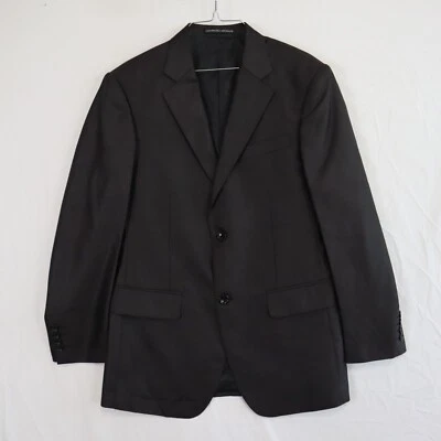 Giorgio Armani Blazer Mens 40 Two-Button Suit Jacket Sports Coat Formal Black - Image 1 of 4