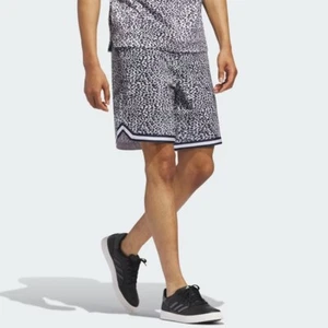 NWT Adidas Golf Adicross Lightweight Stretch Printed Shorts Black Men's Small - Picture 1 of 9