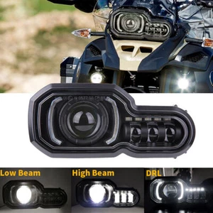 For F650GS/F700GS/F800GS/F800GS LED Headlight Assembly with Angel Eye DRL DOT - Foto 1 di 10