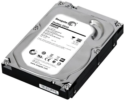 Disco Rigido Seagate Desktop SSHD ST2000DX001 2TB 7.2K 64MB SATA III 3.5'' - Immagine 1 di 3
