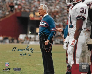 Marv Levy Bills Signed 8x10 Photo Inscribed Hof 01 Auto Autograph Steiner Coa 1 - Picture 1 of 4