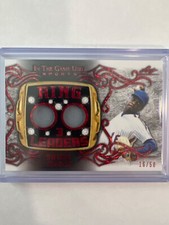 2022 Leaf ITG In the Game Used Dwight Gooden Ring Leaders Relic 16/50 JERSEY #