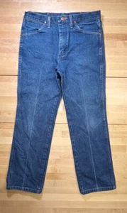 Wrangler Jeans Herren 33x30 Cowboy Schnitt Rigid Slim Fit Tapered Blau Denim 936DEN - Bild 1 von 13